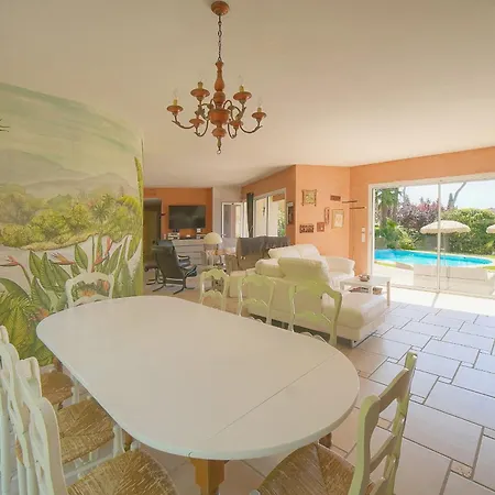 Frgk Claude Juan-les-pins Luxury With Pool & Ultra-fast Wi-fi * 昂蒂布